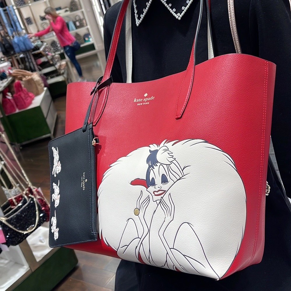 Kate Spade Disney X Kate Spade New York Cruella Tote Bag
Red Multi - Picture 13 of 16